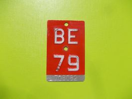 Velonummer / Fahrradnummer BE 79
