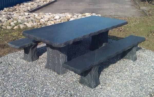 Tavoli da giardino: Granittisch 220x100x75 Padang + 2 Bänke – Nuovo e nell'imballaggio originale da Lyss venduto da Ursprung1
