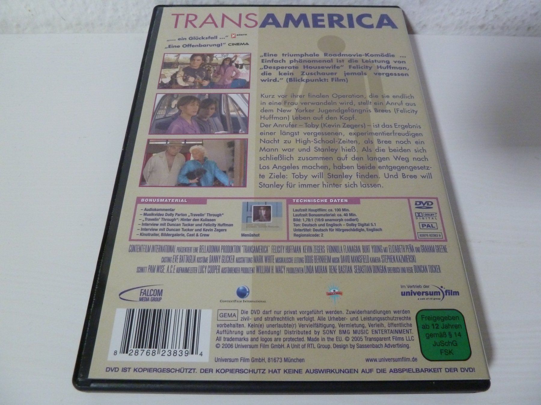 Tutti i DVDs: Transamerica  [DVD] – Usato da Abtwil SG venduto da Pfusius 1