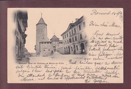 ROMONT - Rue du Château - Hôtel de Ville - 1903