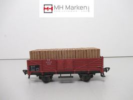 Fleischmann offener Güterwagen DB mit Holzladung o.OVP DC