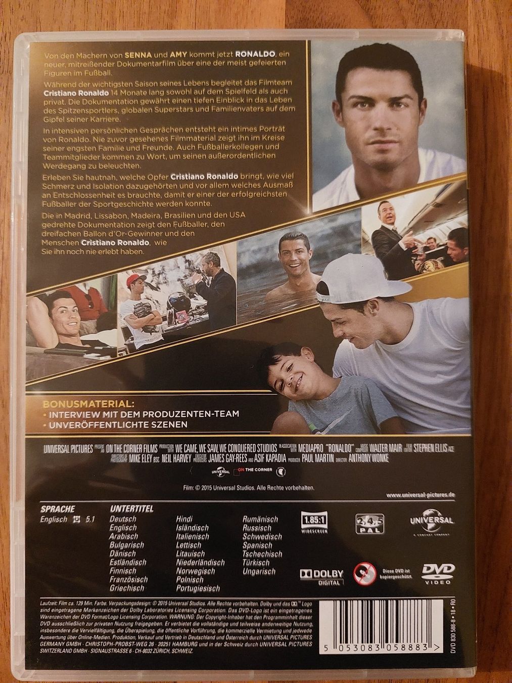 Tutti i DVDs: DVD - Ronaldo – Usato da Rheinfelden venduto da FilmAuktion 1