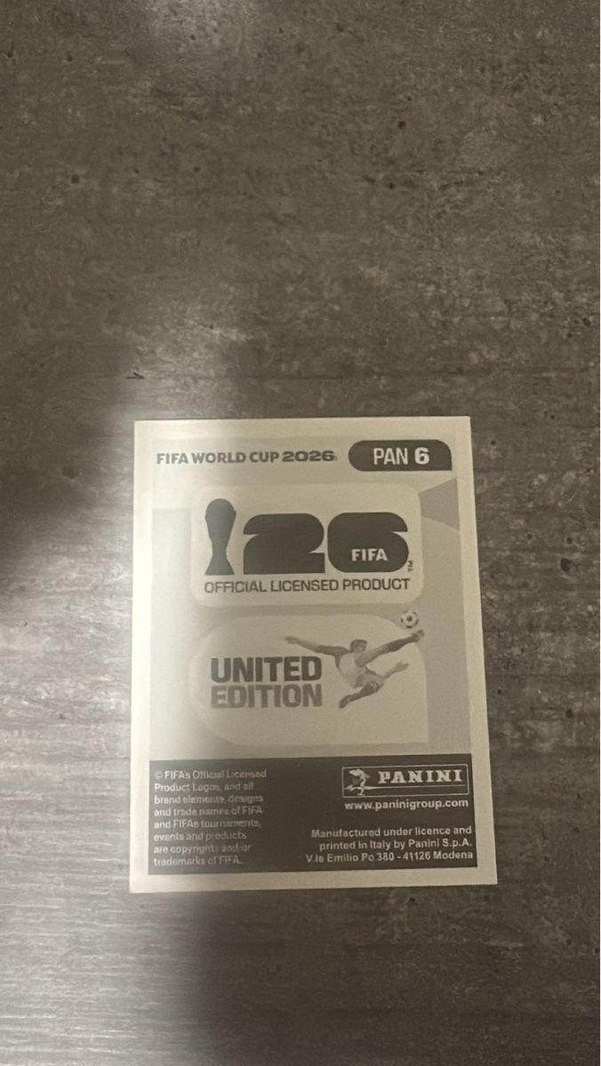 Panini Sammelbilder & Trading cards: PAN 6 , FIFA WORLD CUP 2026 PANINI  – Neu (gemäss Beschreibung) aus Frauenfeld von 1PegPeg1 1