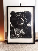 Friedrich Dürrenmatt schöne und grosse Lithographie