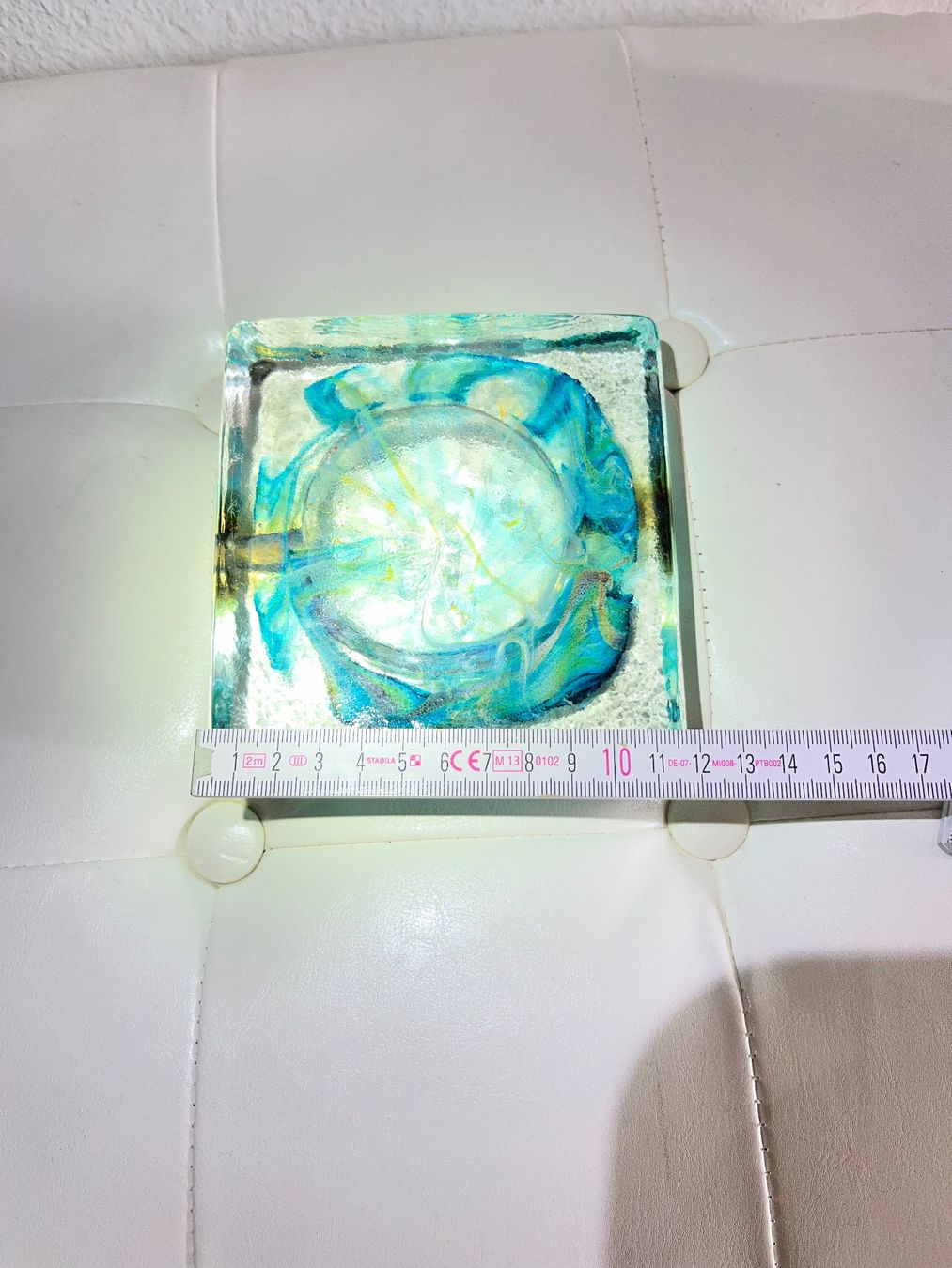 Portacenere: Mdina Aschenbecher Glas blau 12cm – Usato da Männedorf venduto da Maru83 4