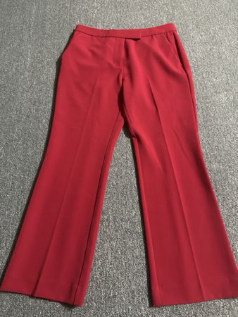 Stoffhose rot elegant mit Taschen  neu