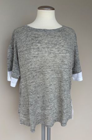 PUROTATTO Leinen-Shirt Gr.36/38 (ital.42) NP229,-