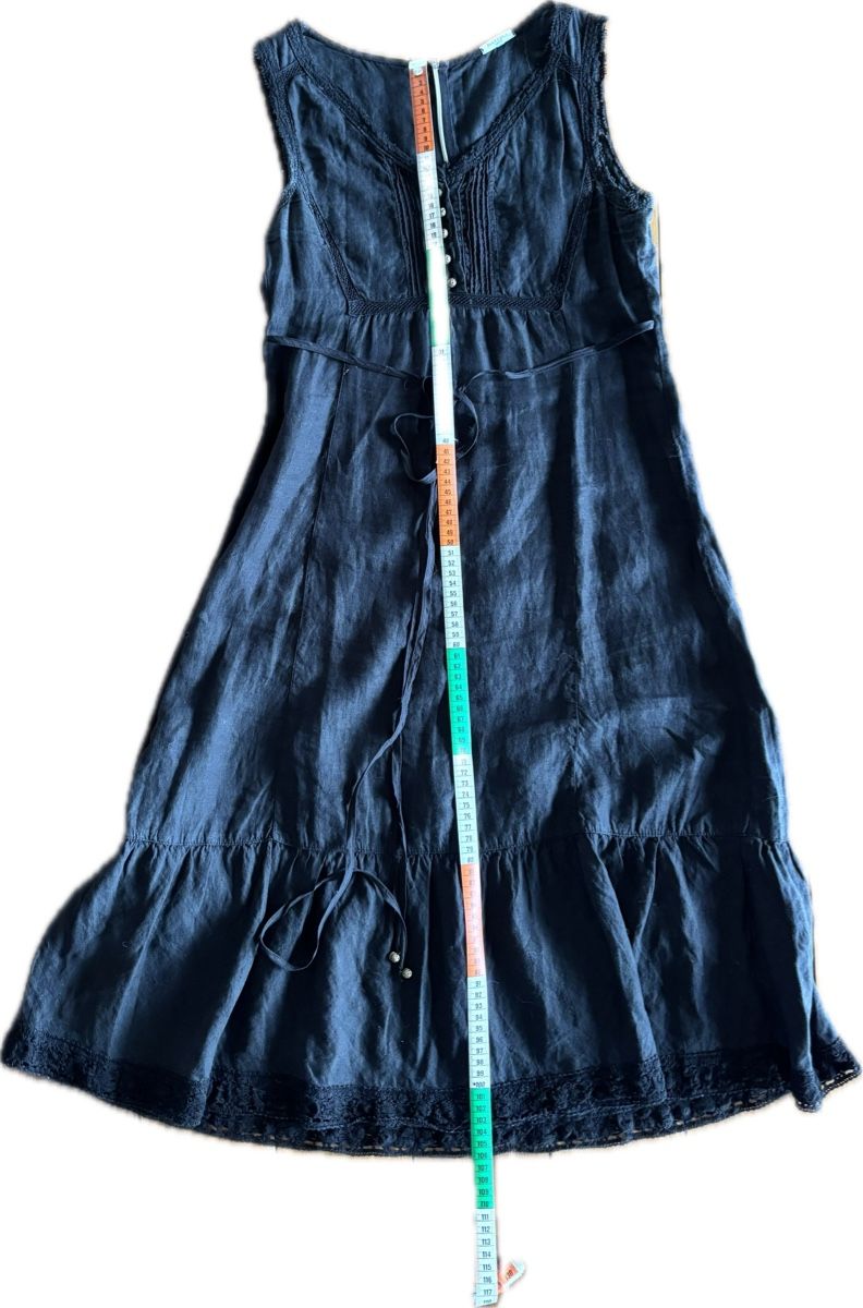 Marella Kleider: Robe lin Marella Sport, taille 36, noire – Gebraucht aus Dotzigen von SecondHandGems 5