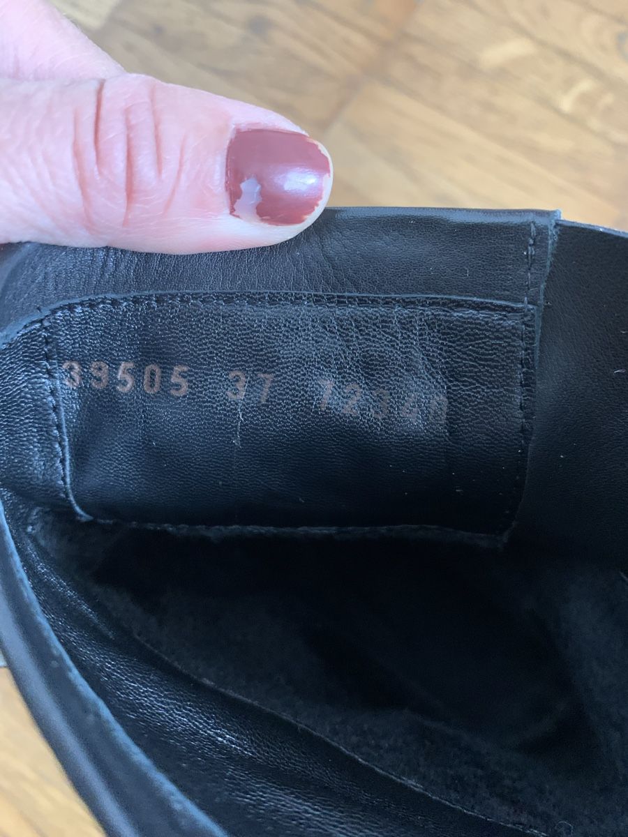 Scarpe da donna: Leder stiefel schwarz – Usato da Zürich venduto da Nikuska32 3