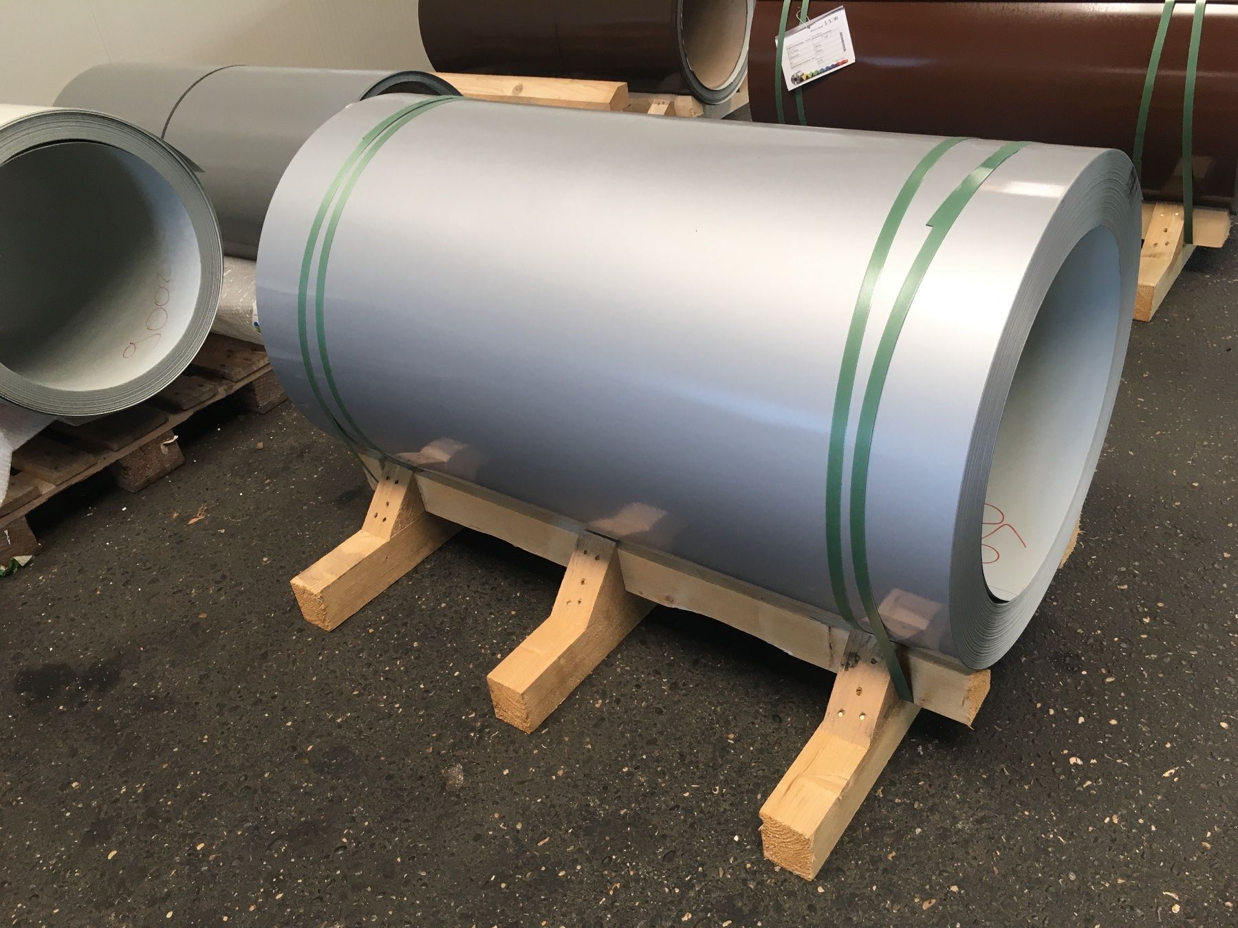 Automobili: Blechabschluss 0.75 mm RAL 9002 per m1 16.-- – Nuovo e nell'imballaggio originale da Wiedlisbach venduto da isopaneel 2