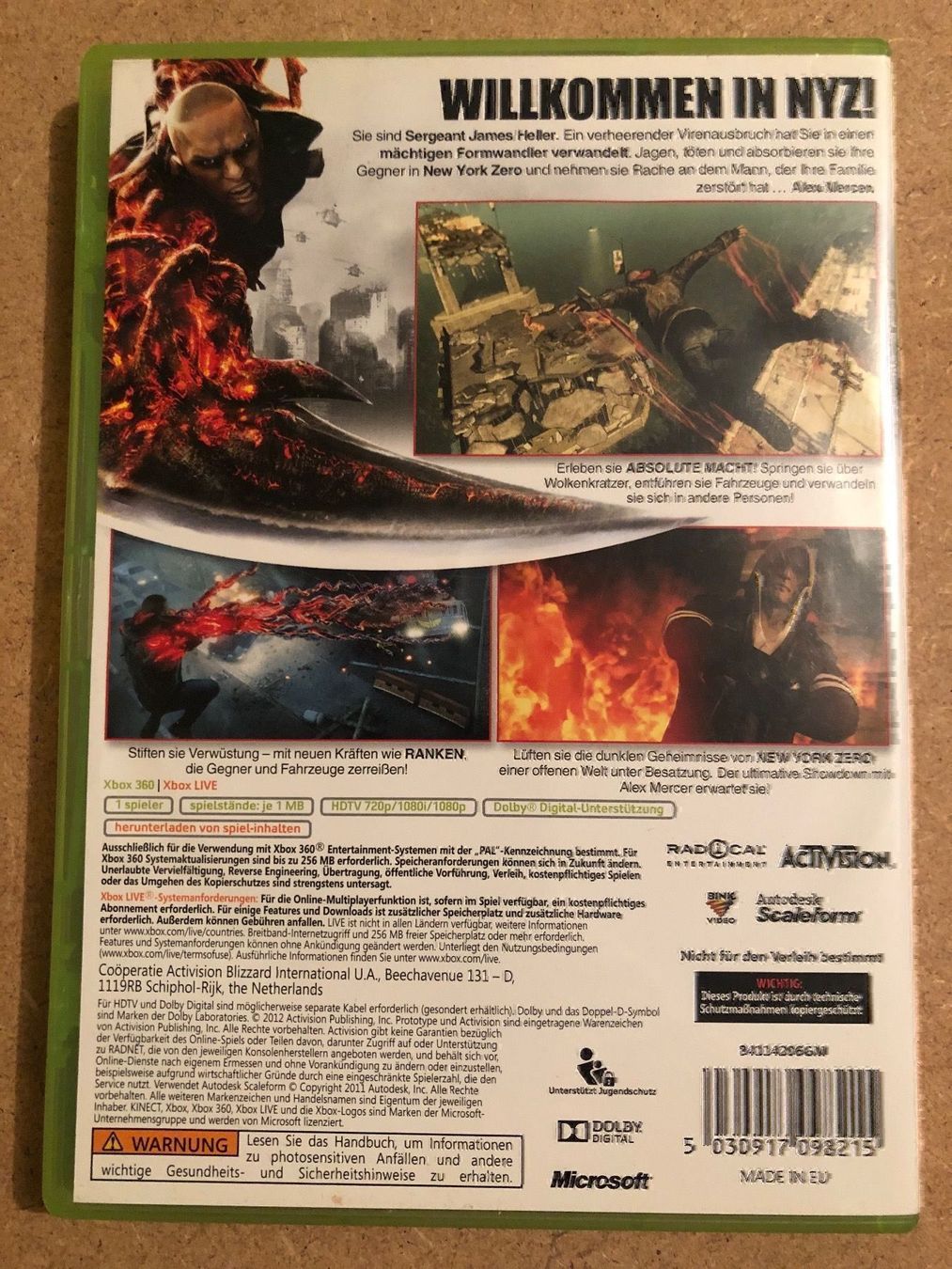 Jeux: Prototype 2 für Xbox 360 – D'occasion à Kestenholz par Mad18 1