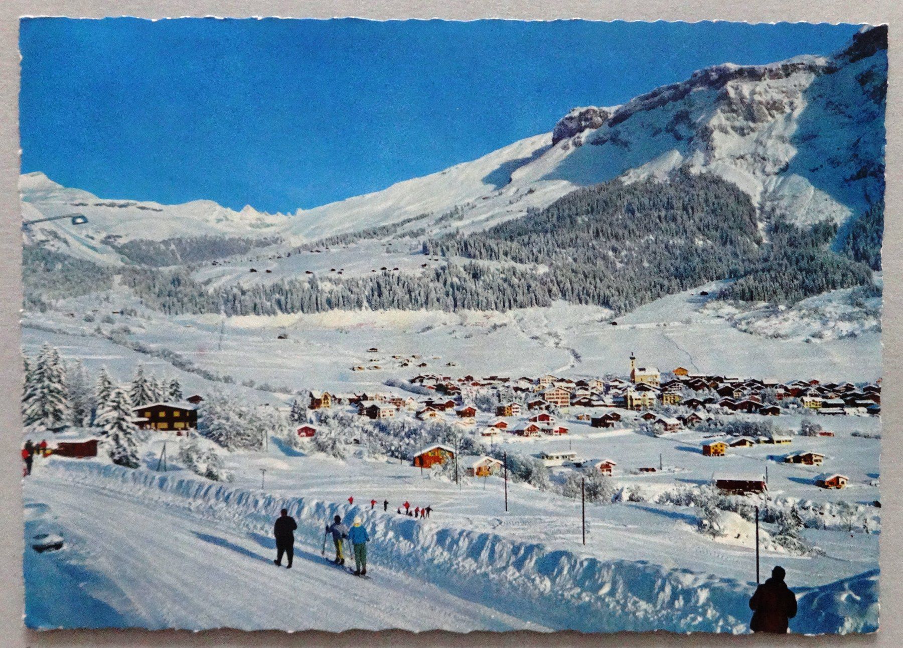 Cartoline postali: Flims-Dorf gegen den Segnespass – Usato da Fétigny venduto da Billy2miny