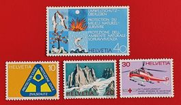SONDERMARKEN ALPEN 516 WERBE SATZ 517 -519 1972** POSTFRISCH