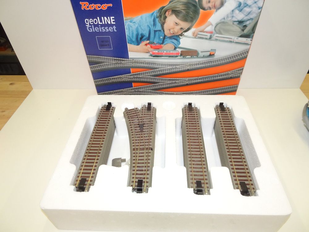 Roco Schienen Gleis Weichen Set HO 61101 Gleisset B (Neu (gemäss ...