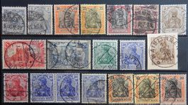Deutsches Reich ex. Kat. 52-89 gest. 1889/1905