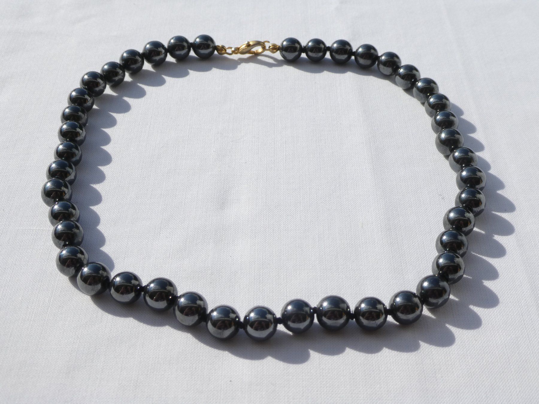 Catenine: Schöne Hämatit-Kette, 38cm – Usato da Gattikon venduto da kaandooh 2