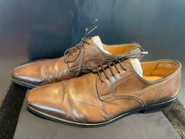 Lederschuh Business Galizio Torresi Budapester chaussure 43