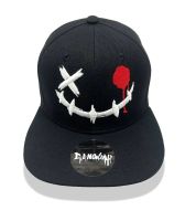 Bloody Evil Smirk 3D Embroidered Snapback Cap – neu