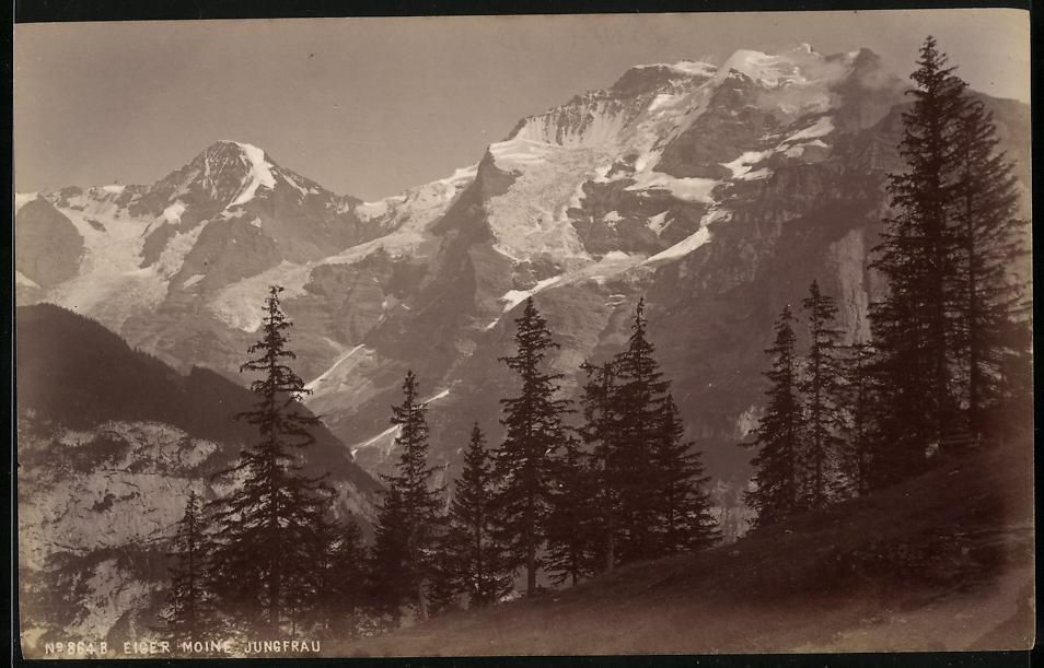 Fotografie & Manifesti: Fotografie Mürren, Blick nach Eiger, M – Usato da Berlin venduto da bartko-reher