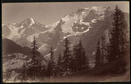 Fotografie Mürren, Blick nach Eiger, M