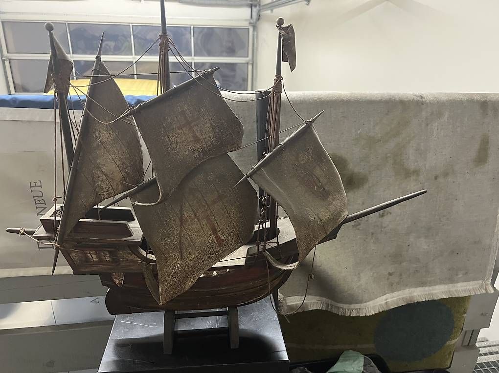Kit di modellismo & Modellini statici: Modellsegelschiff aus Holz – Usato da Frenkendorf venduto da autodiscount4123