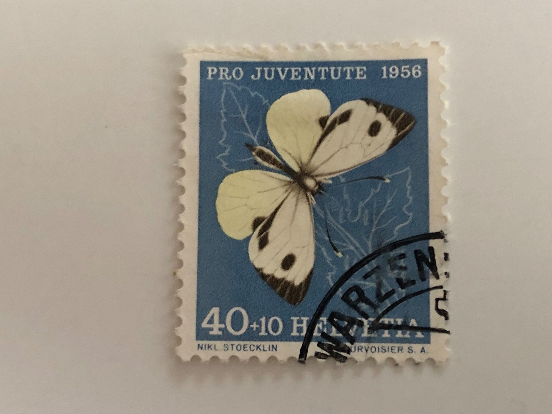 Tutti i francobolli: PJ-Sommervogel mit Eckstempel SCHWARZENBERG LU, ab 1.-- – Usato da Lufingen venduto da Rac0