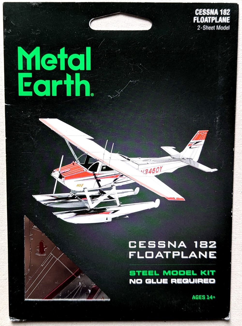 Kit di modellismo & Modellini statici: Metal Earth-Bausatz "CESSNA 182 FLOATPLANE" – Nuovo e nell'imballaggio originale da Olten venduto da J.Cooper58