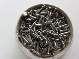 Schlitz Flachkopfschrauben Uhren/Modellbau etc.