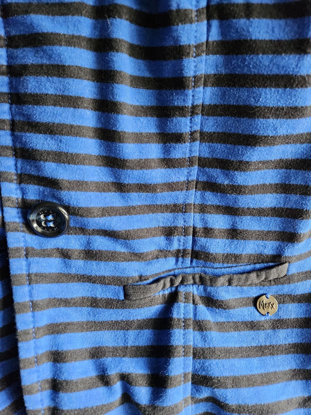 Mexx Giacche: Jersey-Blazer schwarz/blau gestreift von Mexx – Usato da Fribourg venduto da voidness 2