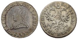 Basel Bistum 12 Kreuzer 1788  /194