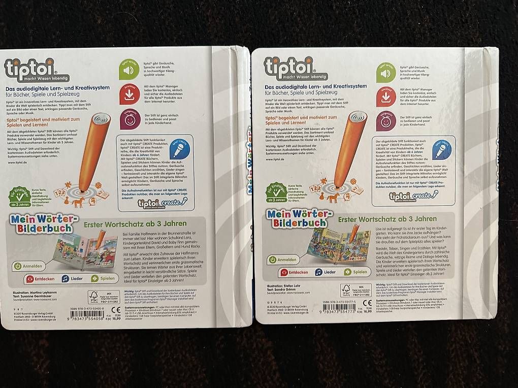 Libri: 2 Tip Toi Bücher: u/zuhause / Kindergarten – Usato da Therwil venduto da jas_vpt8 3