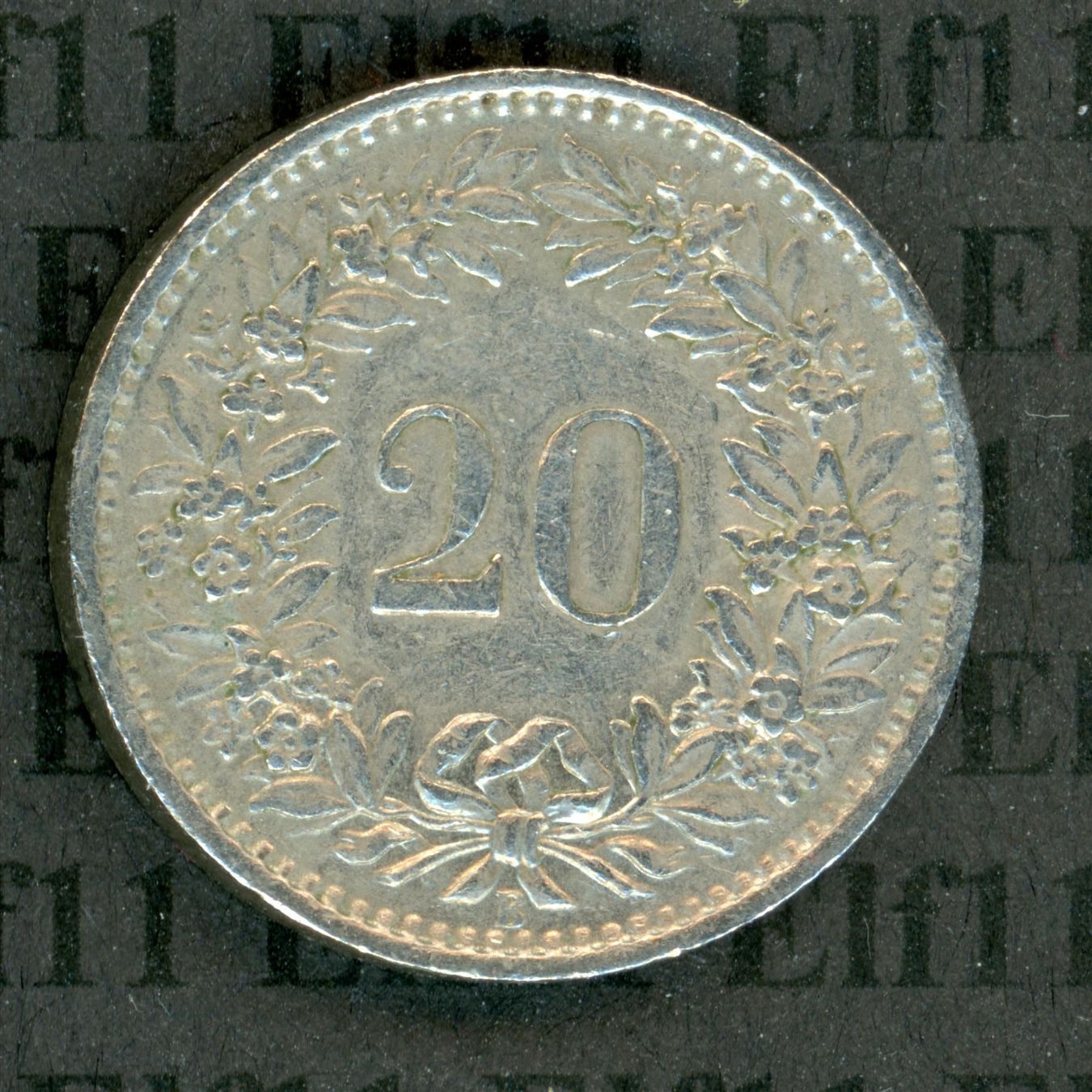 Tutti le monete: CHF___0.20 1966 -vz 20 Rappen – Usato da Widnau venduto da Elf11 1