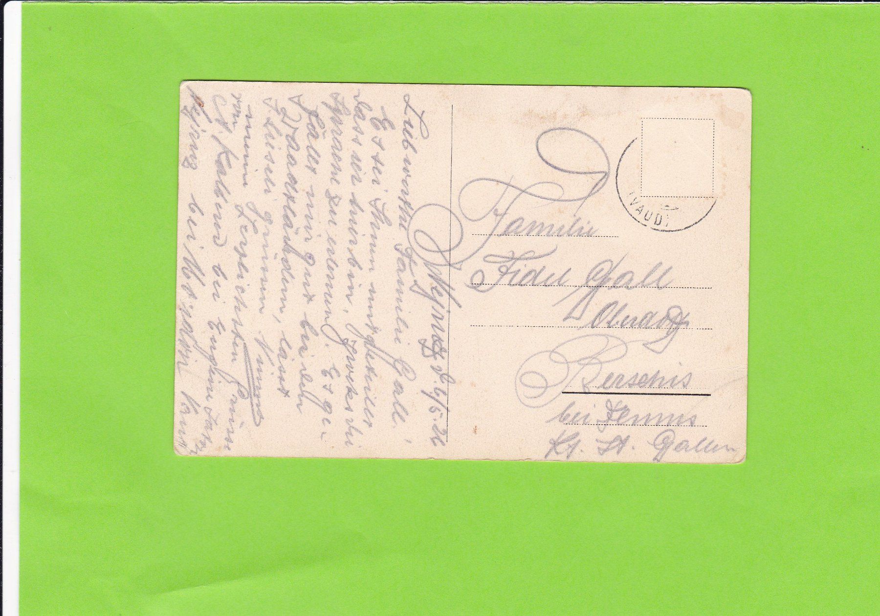 Cartoline postali: NEYRUZ VD – Usato da St. Peterzell venduto da neckertal 1
