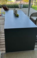 Gartentisch schwarz modern