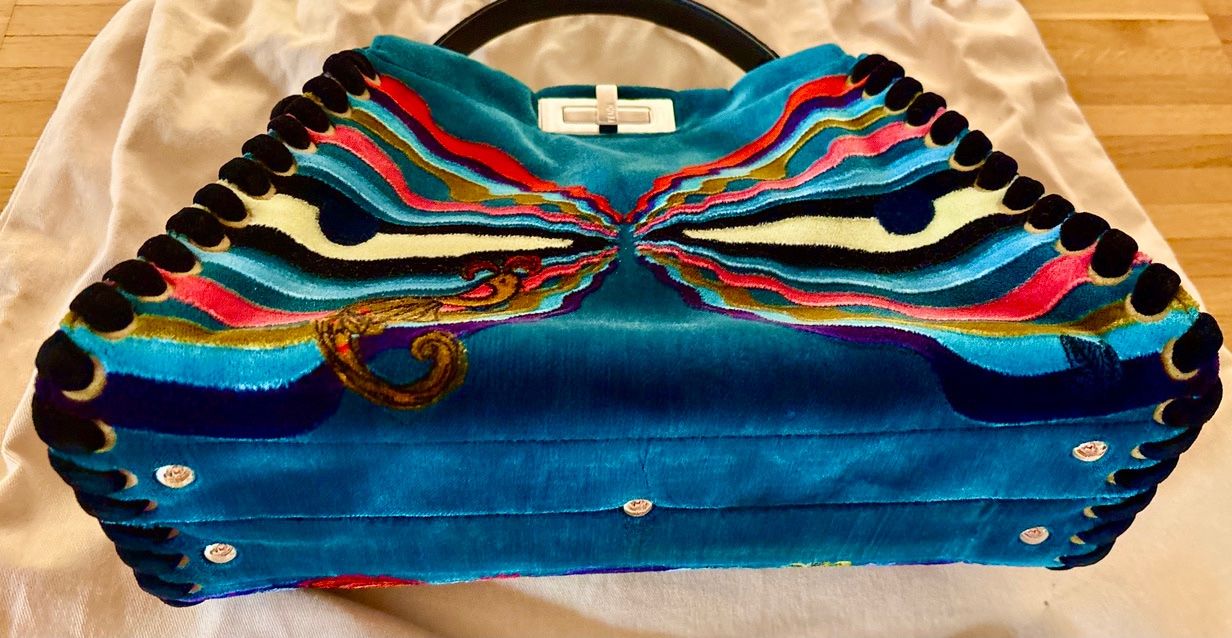 Fendi Borse da donna: FENDI LIMITED EDITION PEEKABOO AUS SAMT – Nuovo e nell'imballaggio originale da Zurich venduto da MX1000 3