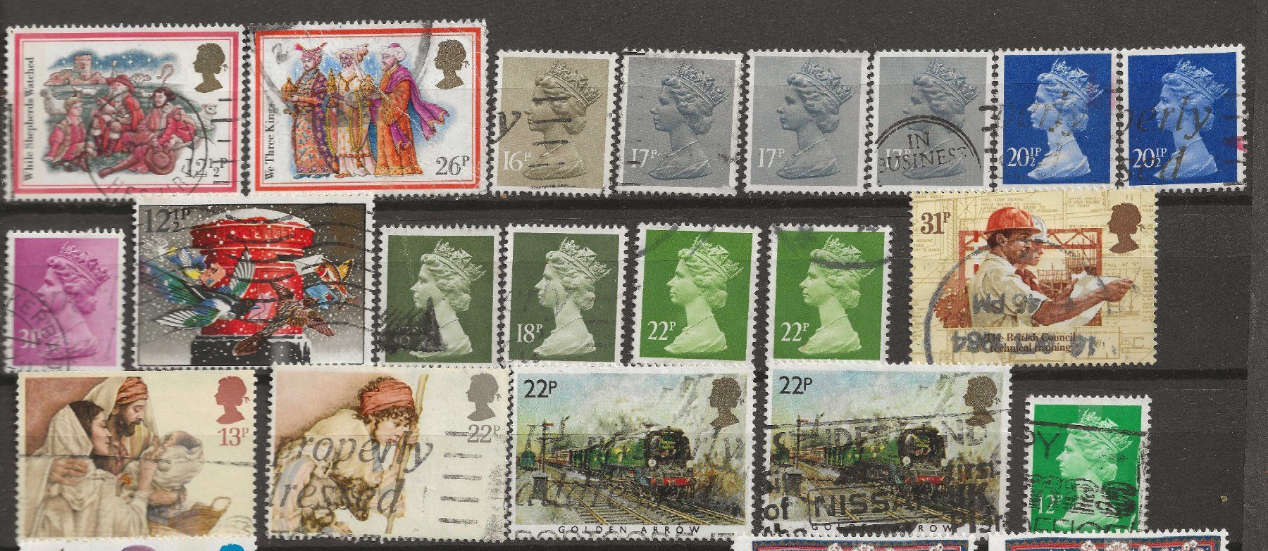Alle Briefmarken: Briefmarken Sammlung - England, – Gebraucht aus Susten von lmf_98wh 6