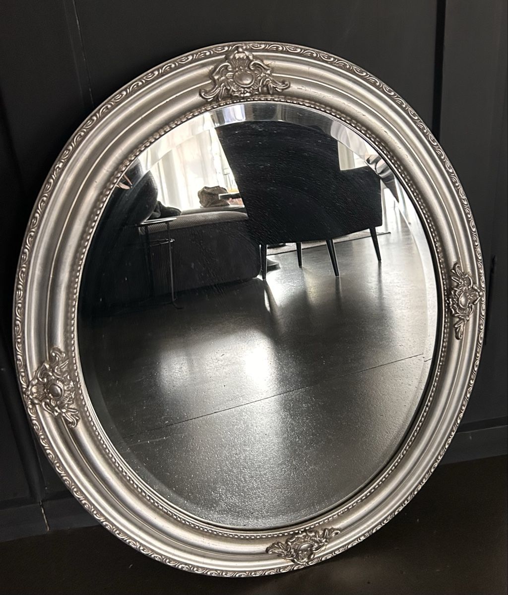 Miroirs: Spiegel oval Silbergrau – D'occasion à Horw par Kami17