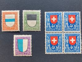 Pro Juventute 1922 - komplette Serie ** (ZNr 21, 22, 23, 24)
