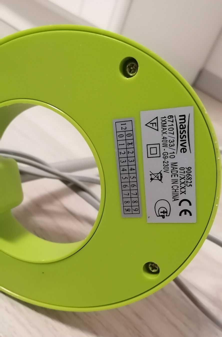 Lampade: Hellgrüne Schreibtischlampe – Usato da Schwarzenegg venduto da musi09 2