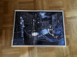 Geklebtes Puzzle Victoria Frances Venedig inkl Rahmen 