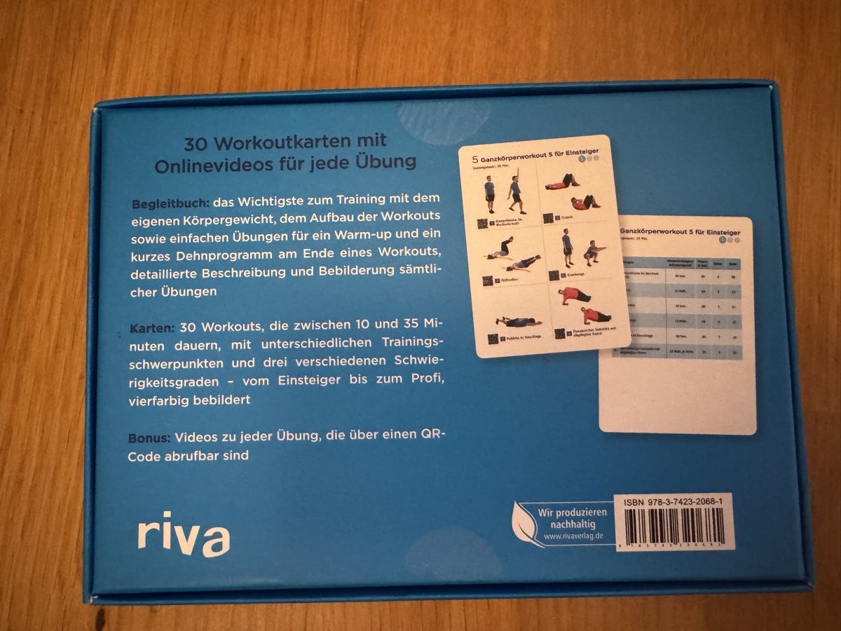 Libri: 30 Workouts in der Box Marcel Doll Bodyweight Training – Usato da Pfäffikon SZ venduto da Norina2005 1