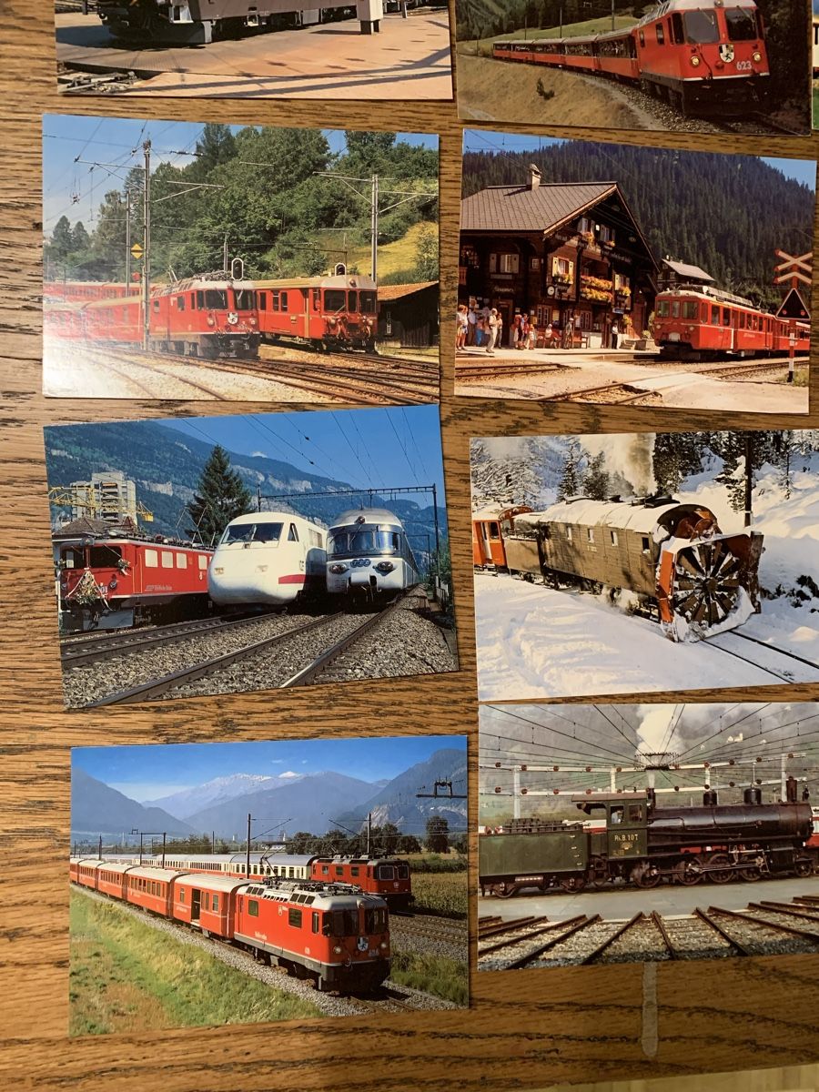 Bemo Trains électriques: Post-Ansichtskarten RhB, Set 1, Bemo – D'occasion à Winden par EmilNeu 4