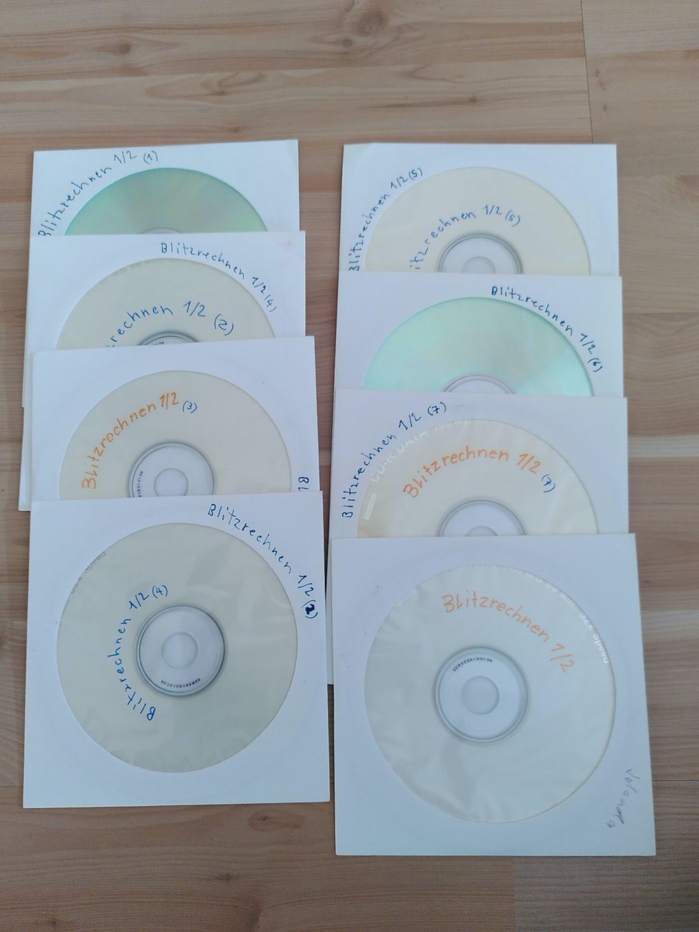 CD: BLITZRECHNEN 8 CD`S – Usato da Brugg AG venduto da olamim