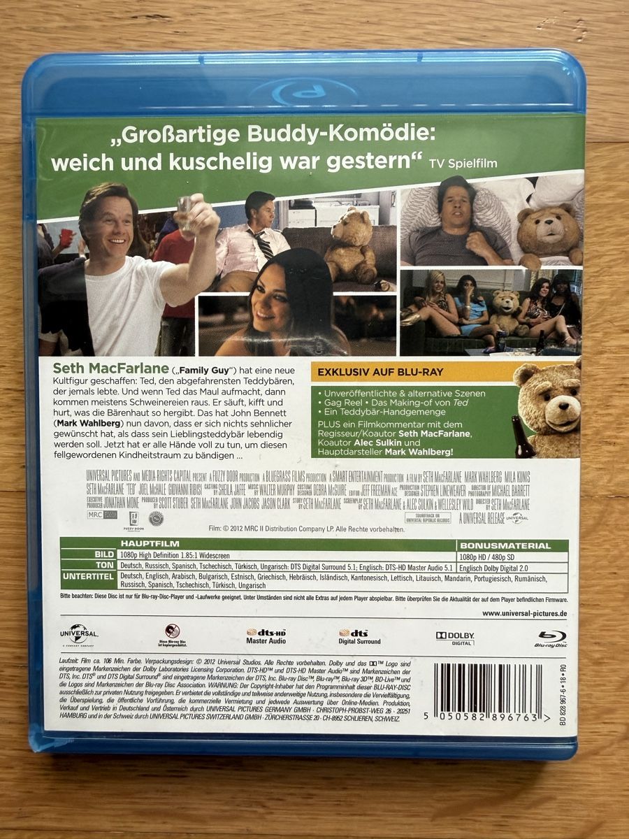 Alle DVDs: Ted - Blu-ray – Gebraucht aus Kölliken von nerdorado 1