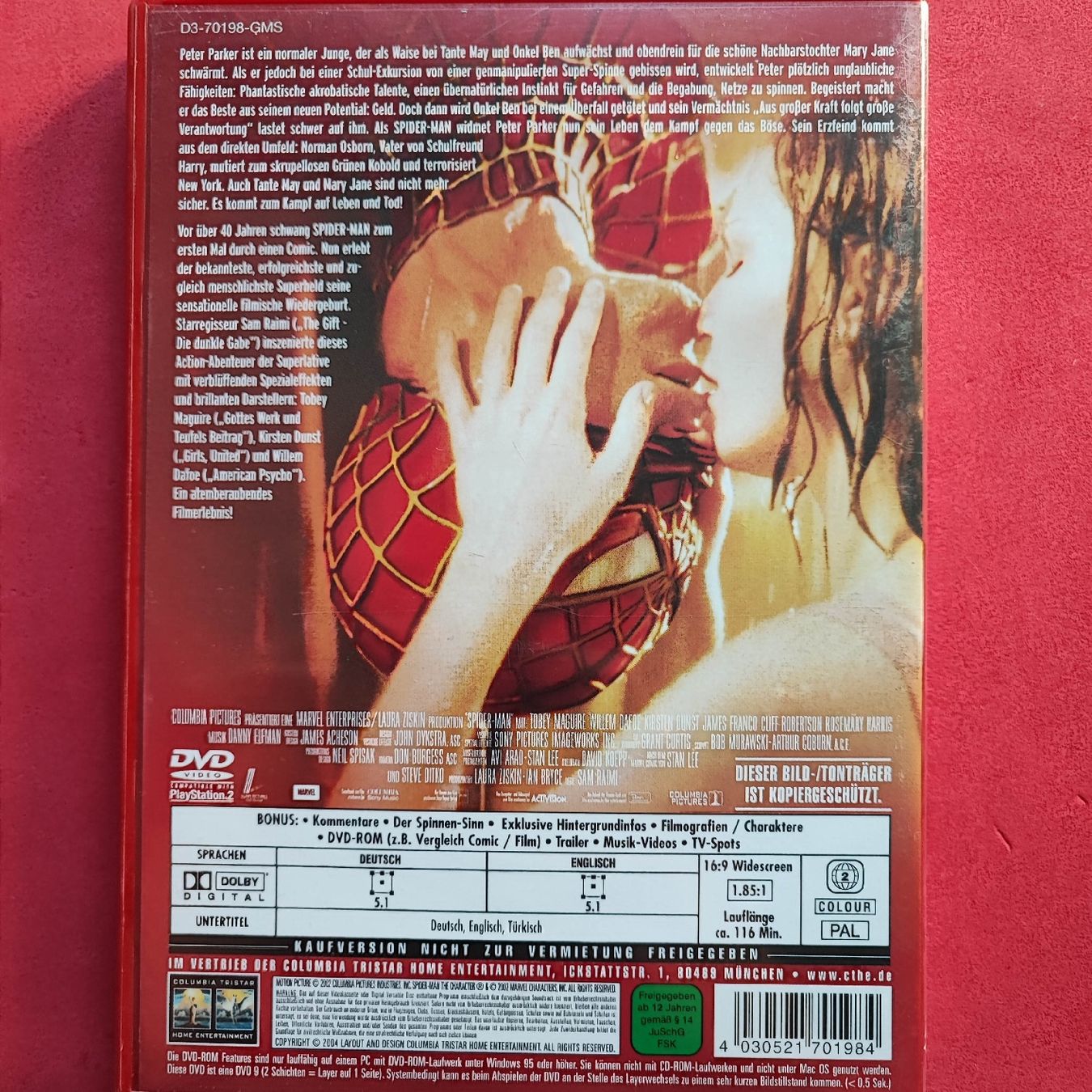 Tutti i DVDs: Spider-Man DVD (2002)  – Usato da Dübendorf venduto da kb86_MOVIE 1