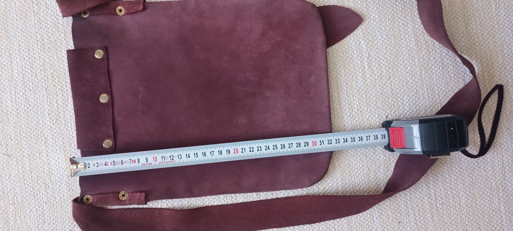 Boohoo Borse: Handgemachte Leder Tasche  echtes Wildleder  Boho / Vintage – Usato da Bern venduto da sv-trade 5