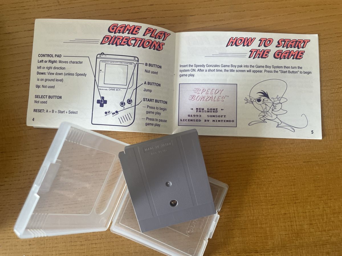 Nintendo Giochi: Jeu Game Boy Speedy Gonzales – Usato da Fribourg venduto da Mymikrakra01 1