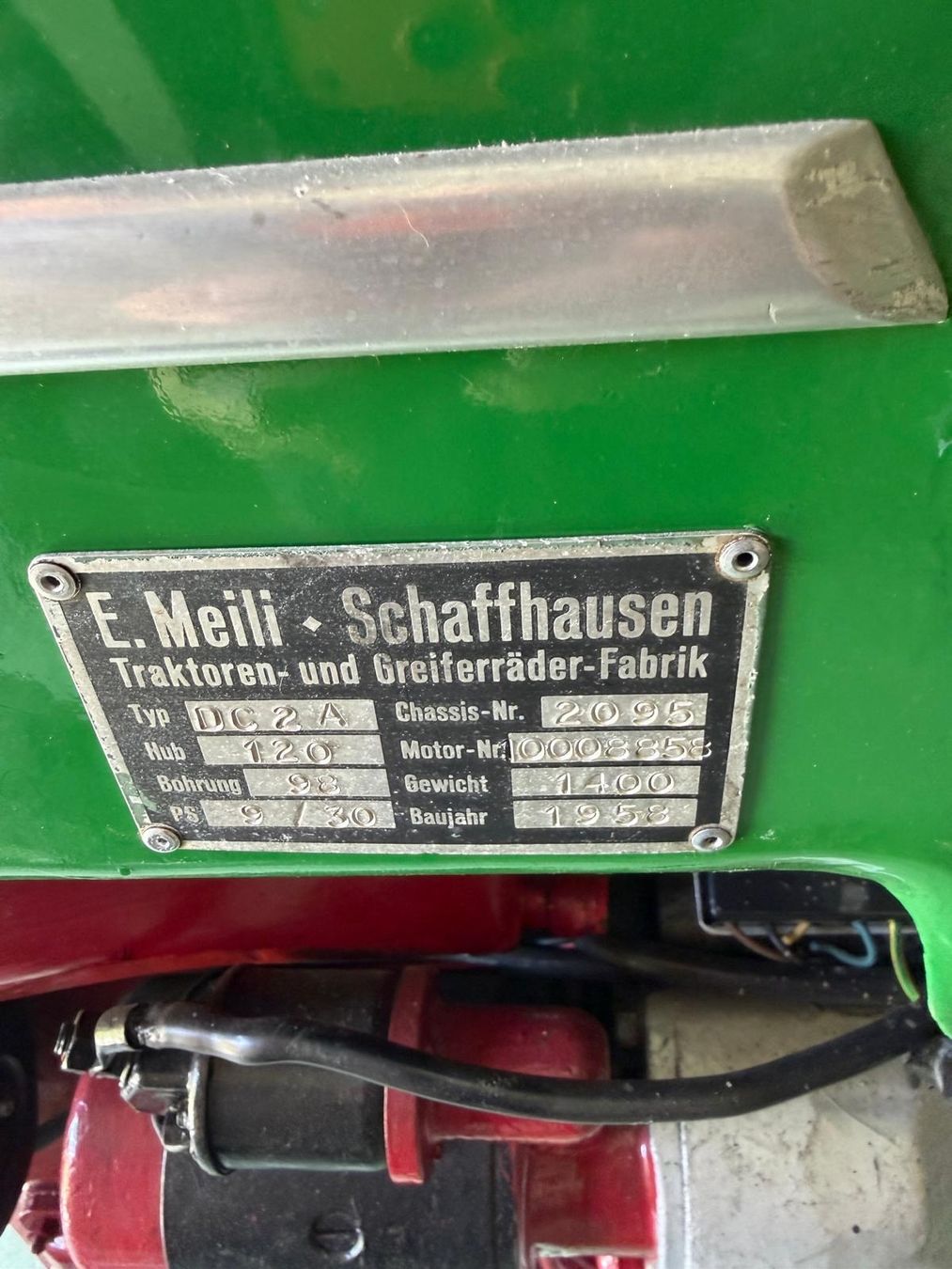 Meili Trattori: Meili Traktor 1958 – Usato da Degersheim venduto da ReiflerAutokosmetik 6