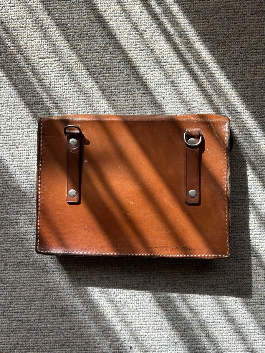 Schweizer Armee Taschen: Vintage Schweizer Militär Post Karten Tasche – Gebraucht aus Davos Platz von cilgia08 2