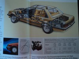 Prospekt Opel Rekord 1981